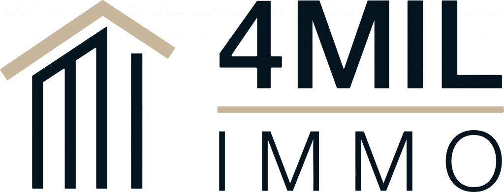 Logo 4 MIL IMMO (version couleur noire)